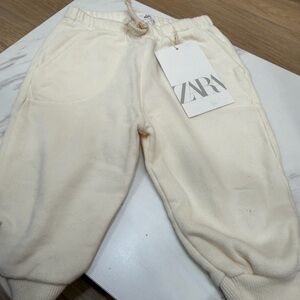 Zara Kids Cream Joggers